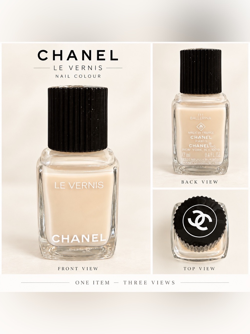 CHANEL Le Vernis Nail Colour in Ballerina Pink 111 0.4 oz